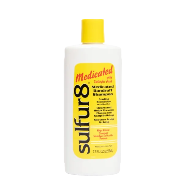 New Medicated Dandruff Shampoo with Salicylic Acid by Sulfur8.